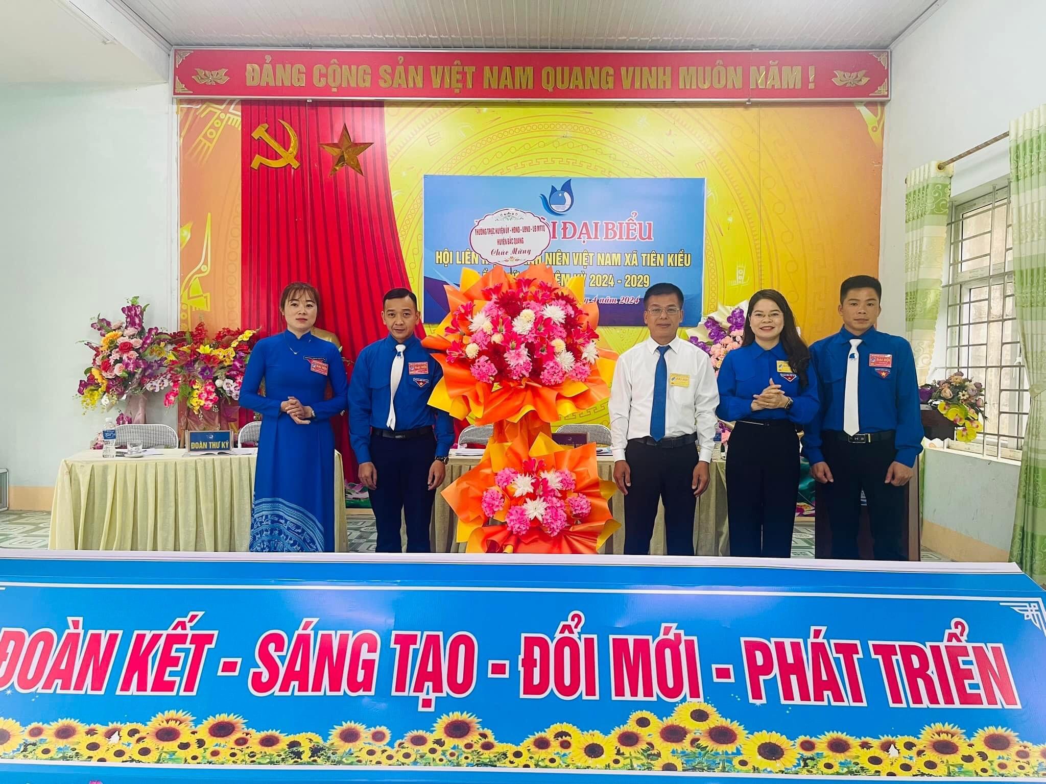 Uỷ ban Hội Liên hiệp Thanh niên Việt Nam xã Tiên Kiều tổ chức thành công Đại hội đại biểu Hội LHTN Việt Nam xã Tiên Kiều lần thứ 6, nhiệm kỳ 2024-2029.